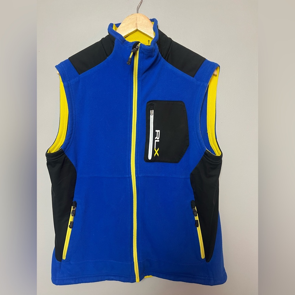 Ralph‎ Lauren RLX blue yellow vest Medium